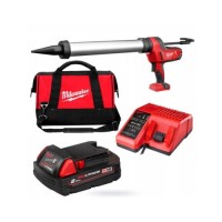 Пістолет для герметика Milwaukee C18 PCG/600A-201В, 600мл, 2Ah, сумка (4933441305)