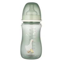 Пляшечка для годування Canpol babies Easystart - Гуси антиколікова з широким отвором 300 мл (35/246)