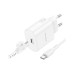 Зарядний пристрій BOROFONE BA82A Platinum USB-C PD25W + cable USB-C to USB-C White (6941991112270)