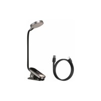 Настільна лампа Baseus Comfort Reading Mini Clip Lamp with battery Dark Gray (DGRAD-0G)