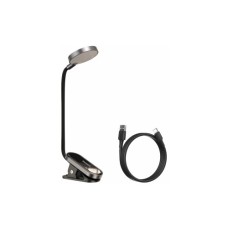 Настільна лампа Baseus Comfort Reading Mini Clip Lamp with battery Dark Gray (DGRAD-0G)