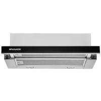 Витяжка кухонна GRANADO Telde 603-700 inox black glass (GCH16371)