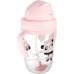 Поїльник-непроливайка Canpol babies Exotic Animals з трубочкою і обтяжувачем 270 мл Рожева (56/606_pin)