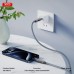 Дата кабель USB 2.0 AM to USB-C + USB 2.0 AM to Lightning 1.0m 60W gray XO (NB275_4-in-1_Gray)