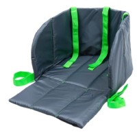 Матрацик в санки Snower сірий з салатовим (4820211101633)