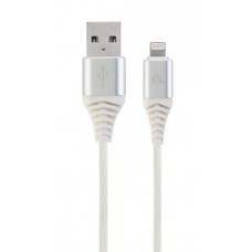 Дата кабель USB 2.0 AM to Lightning 1.0m Cablexpert (CC-USB2B-AMLM-1M-BW2)