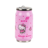 Поїльник-непроливайка Kite Hello Kitty термочашка з трубочкою, 350 мл (HK25-1263)
