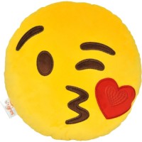 М'яка іграшка Tigres Подушка - емоджі Kiss (ПД-0318)