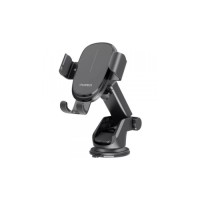 Універсальний автотримач Choetech Gravity Car Wireless 15W Charger 4.7-7.2" Black (T203-F-ACBK)