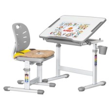 Парта зі стільцем Evo-kids Grey (Evo-06 Ergo G)
