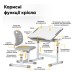 Парта зі стільцем Evo-kids Grey (Evo-06 Ergo G)