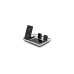 Зарядний пристрій Voltronic 4-in-1 Wireless Charging Station Smartphone + Watch + Earbuds black silver (BZ/R-11)