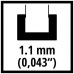 Шина для ланцюгової пили Einhell 20см, 1.1мм (4500194)