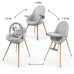 Стілець для годування Kinderkraft 2 в 1 Fini Up Grey (5902533930111)