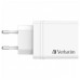 Зарядний пристрій Verbatim USB 30W PD3.0 4-ports white (49701)