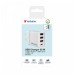 Зарядний пристрій Verbatim USB 30W PD3.0 4-ports white (49701)