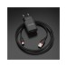 Зарядний пристрій BOROFONE BA20A Sharp USB + cable USB to USB-C 10.5W Black (6931474702142)