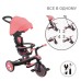 Дитячий велосипед Globber Explorer Trike 4 в 1, рожевий (634-110)