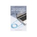 Дата кабель USB-C to USB-C 2.0m USB2.0 100W (20V/5A) Light Blue Silicone Vention (TAWSH)