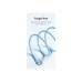 Дата кабель USB-C to USB-C 2.0m USB2.0 100W (20V/5A) Light Blue Silicone Vention (TAWSH)