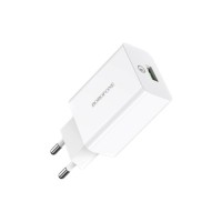 Зарядний пристрій BOROFONE BA21A Long Journey USB QC3.0 18W White (6931474702067)