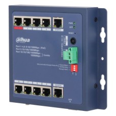 Комутатор мережевий Dahua DH-CHS4110-8ET-90-F