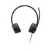 Навушники Lenovo USB-A Wired Stereo On-Ear Black (4XD1K18260)