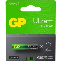 Батарейка Gp AAA LR03 Ultra Plus Alcaline * 2 (24AUP21-SB2 / 4891199218163)