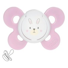 Пустушка Chicco Physio Comfort силіконова від 2 до 6 місяців 1шт. (рожева) (74911.11.00)
