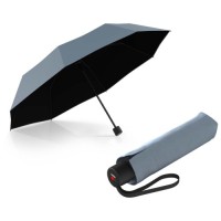 Парасоля Knirps A.050 Medium Manual Fog Black HeatShield, механічна, складана (Kn95-7051-88082)