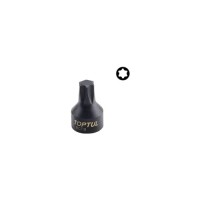 Головка торцева Toptul TORX T10 1/4" цільна (BCFB0810)