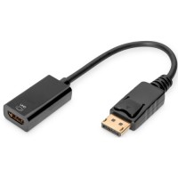 Перехідник DisplayPort to HDMI (M/F) Ultra HD active Digitus (AK-340415-002-S)