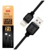 Дата кабель USB 2.0 AM to Lightning 1.0m 2.1A black XO (NB36-L-1-BK)