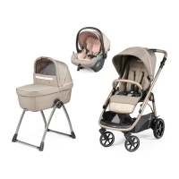 Коляска Peg-Perego 3в1 Veloce Belvedere Lounge з підставкою до люльки (Mon Amour) (PACK-VEL31LG000011)