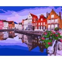 Картина по номерам Santi Сонячний Амстердам 40х50 см (954736)