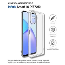 Чохол до мобільного телефона BeCover Silicone Infinix Smart 10 (X6725) Transparent (714665)