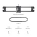 Запчастина для 3D-принтера Bambu Lab X-Axis Carbon Rods Assembly, X1/P1 Series (FAC003)