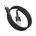 Дата кабель USB 2.0 AM to USB-C 1.0m 3A PVC X83 black HOCO (6931474770905)