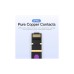 Патч-корд 15м, UTP cat 7 RJ-45 flat black Vention (ICABN)