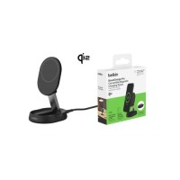 Зарядний пристрій Belkin 15W Magnetic Stand Qi2 black (WIA008BTBK)