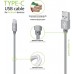 Дата кабель USB 2.0 AM to USB-C 1.0m grey Intaleo (1283126489136)