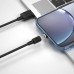 Дата кабель USB 2.0 AM to Lightning 1.0m 2.1A magnetic pvc black XO (NB187-L-1-BK)