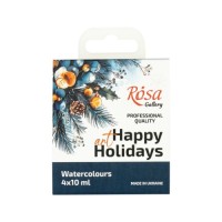 Акварельні фарби Rosa Gallery Special Edition 2, 4 кольори по 10 мл (4823098546733)