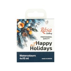 Акварельні фарби Rosa Gallery Special Edition 2, 4 кольори по 10 мл (4823098546733)