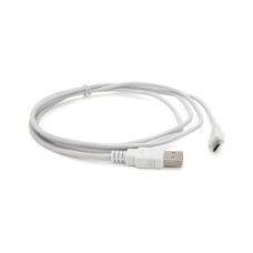 Дата кабель USB 2.0 AM to Micro 5P 1.5m white Voltronic (YT-AM/Mc-1.5Wt/20128)