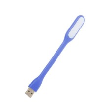 Лампа USB Optima LED, гнучка, 2 шт, синій (UL-001-BLU2)