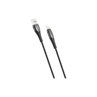 Дата кабель USB 2.0 AM to Lightning 1.0m Smart Chipset Auto Power-off NB145 black XO (6920680869558)