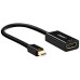 Перехідник Mini DisplayPort M to HDMI F 4K 30Hz black UGREEN (40360)