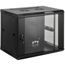 Шафа настінна Kingda 6U 19" 600x450 RAL9004 (KD-007-6406)
