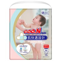 Підгузки GOO.N Plus Трусики для дітей 6-12 кг розмір M Унісекс 58 шт (843339)